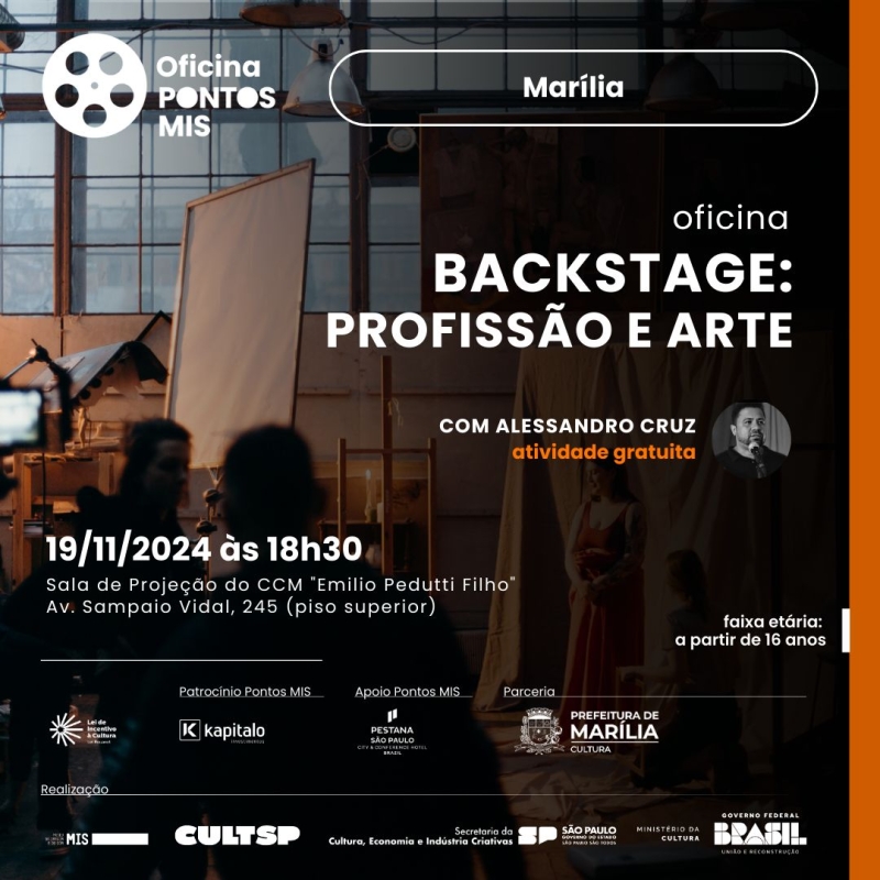 Noticia oficina-gratuita-backstage--profissao-e-arte-tem-inscricoes-abertas-na