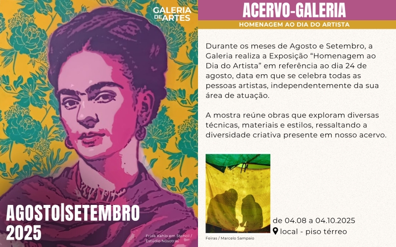 Evento corredor-da-galeria-de-artes-homenagem-ao-dia-do-artista