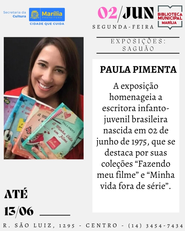 Evento exposicao----paula-pimenta---biblioteca-municipal