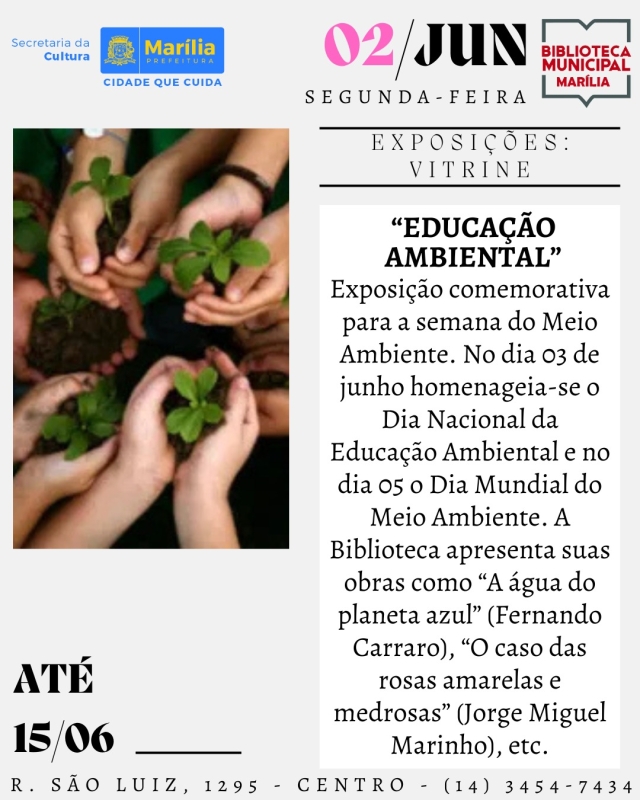 Evento exposicao-educacao-ambiental---biblioteca-municipal