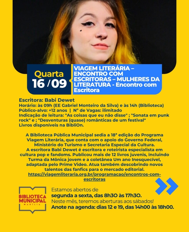 Evento viagem-literaria--encontro-com-escritoras--mulheres-da-literatura