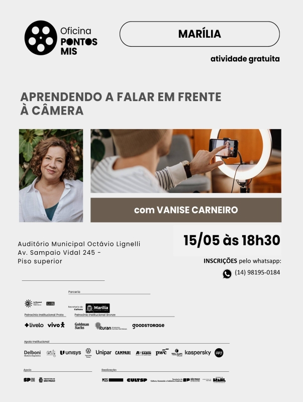 Noticia pontos-mis-promove-oficina-gratuita-aprendendo-a-falar-em-frente-a-camera-em