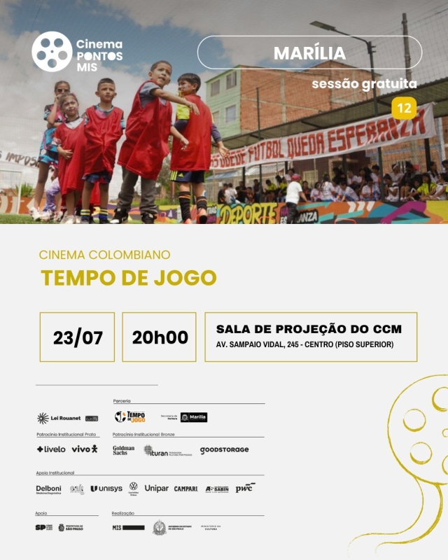 Evento cinema-pontos-mis---filme-tempo-de-jogo-tiempo-de-juego