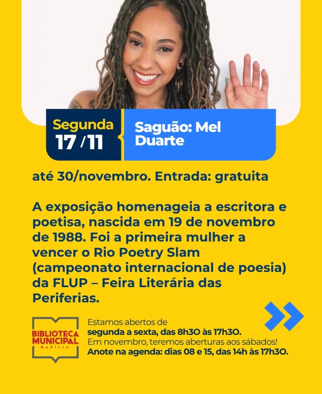 Evento exposicao-biblioteca-municipal----mel-duarte