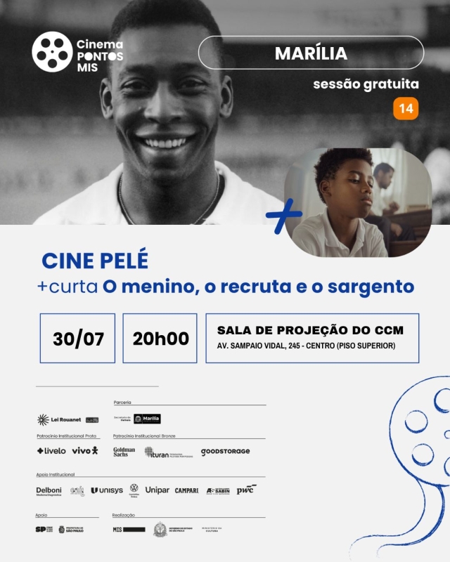 Evento cinema-pontos-mis---cine-pele--o-menino-o-recruta-e-o-sargento