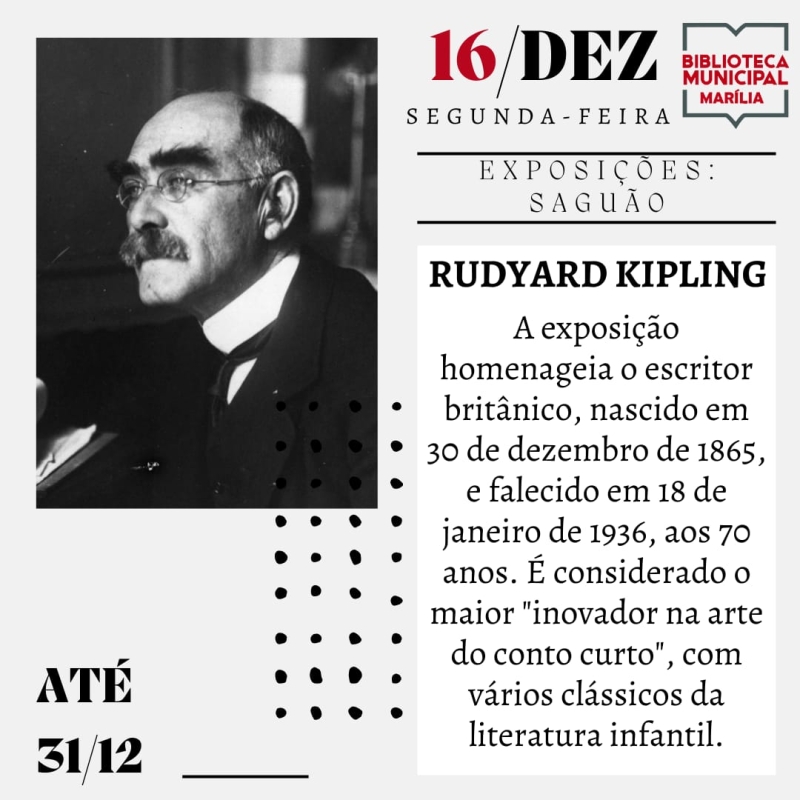 Evento biblioteca-municipal-exposicao-rudyard-kipling