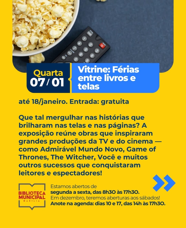 Evento exposicao-bmm-ferias-entre-livros-e-telas