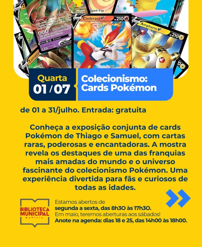 Evento exposicao-cards-pokemon
