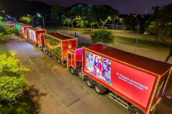 Caminhão Coca Cola Caravana Natal