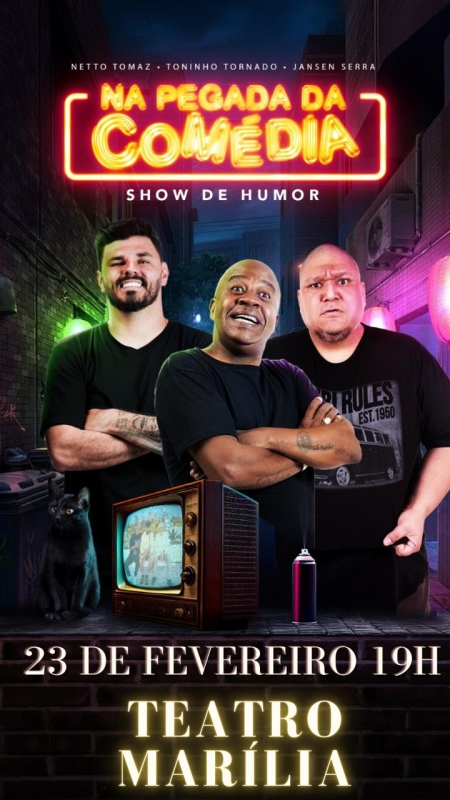 Evento teatro-municipal-stand-up-toninho-tornado---na-pegada-da-comedia