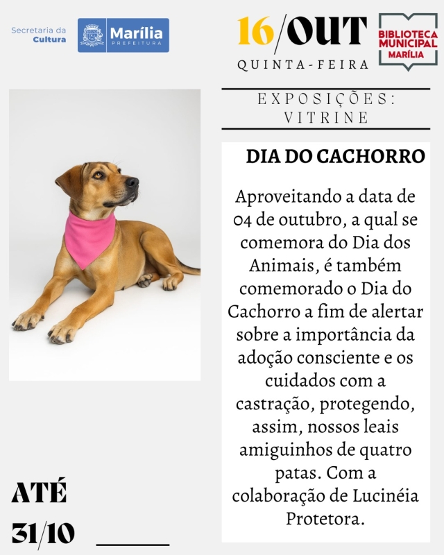 Evento exposicao---biblioteca---dia-do-cachorro